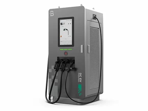 BENY-Floor-mounted-3-guns-dc-ev-charger-BDC-Series3