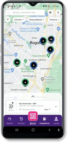 EVX App móvil