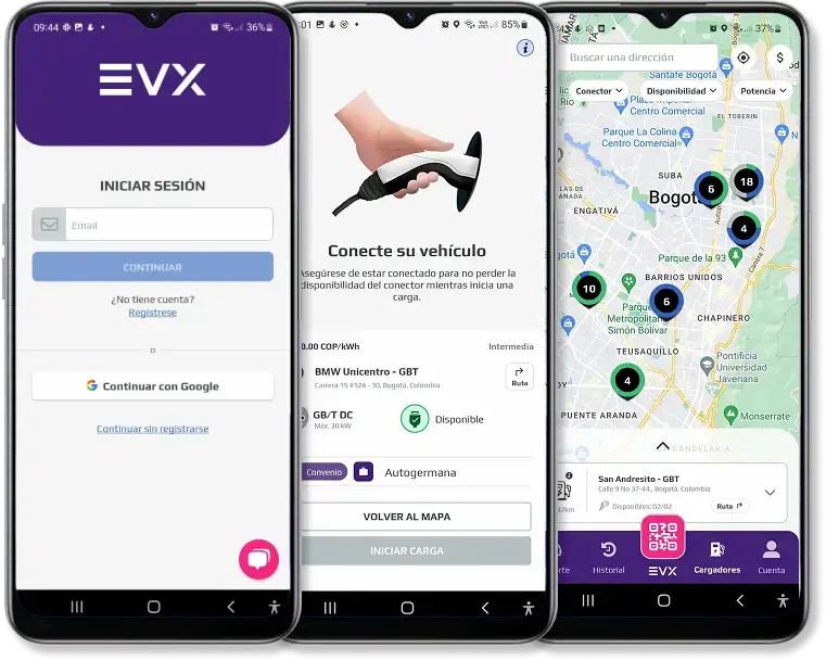 EVX Smart Charging App | Powered by Enerlink